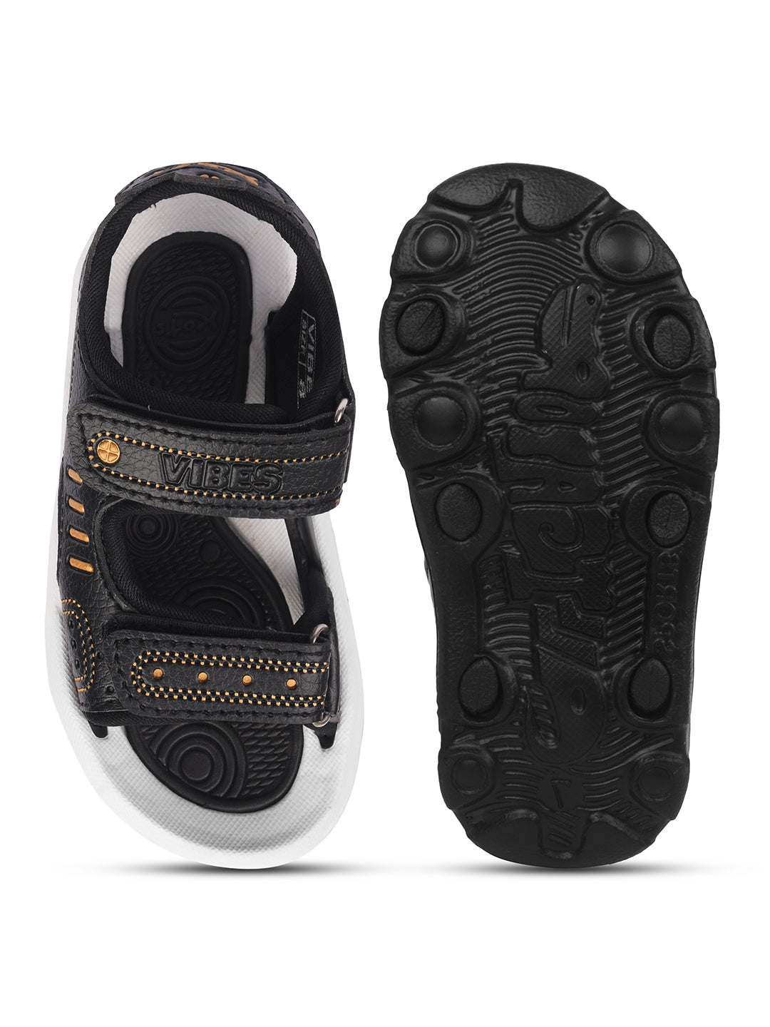 Kats VIBES Kids Girls and Boys Printed Sandals (1 Years to 5 Years)