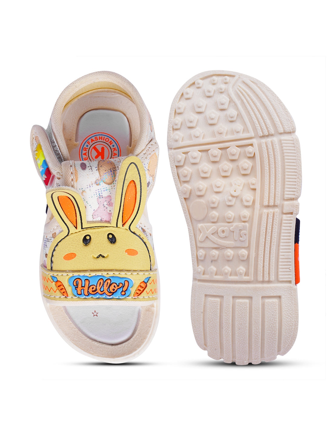 Kats HELLO Kids Baby Boys and Baby Girls Chu-chu Sound Musical Sandals