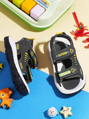 Kats SUPERB Kids Girls and Boys Printed Sandals (1 Years to 5 Years)