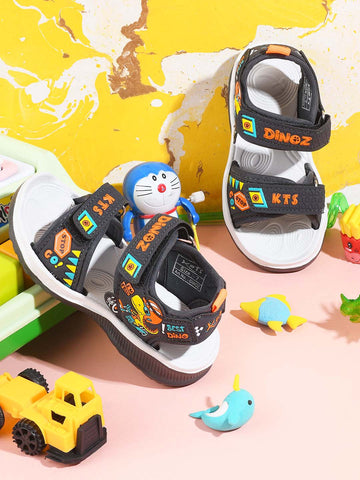 Kats BEST Kids Boys and Girls Printed Sandals (2 to 5 Years)