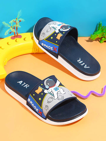 KATS MG-110 Kids Unisex-Child Boys and Girls Flip-Flop- Navy Blue