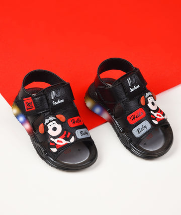 Kats METAL-18 Kids Boys and Girls LED Lighting Sandals (9 to 24 Months)