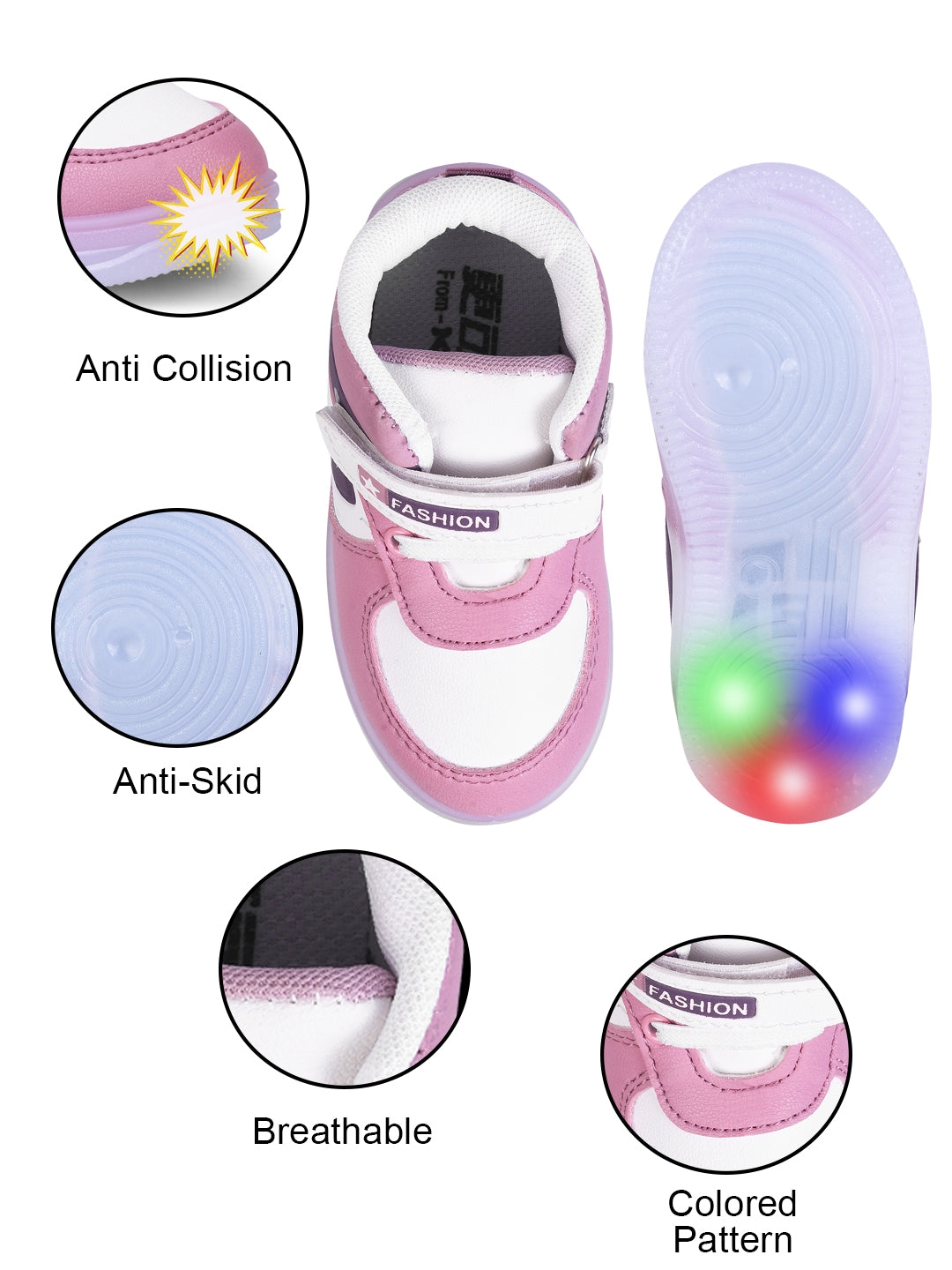 KATS JRD-55 Kids Boys & Girls LED Light Shoes (1 Years to 8 Years)