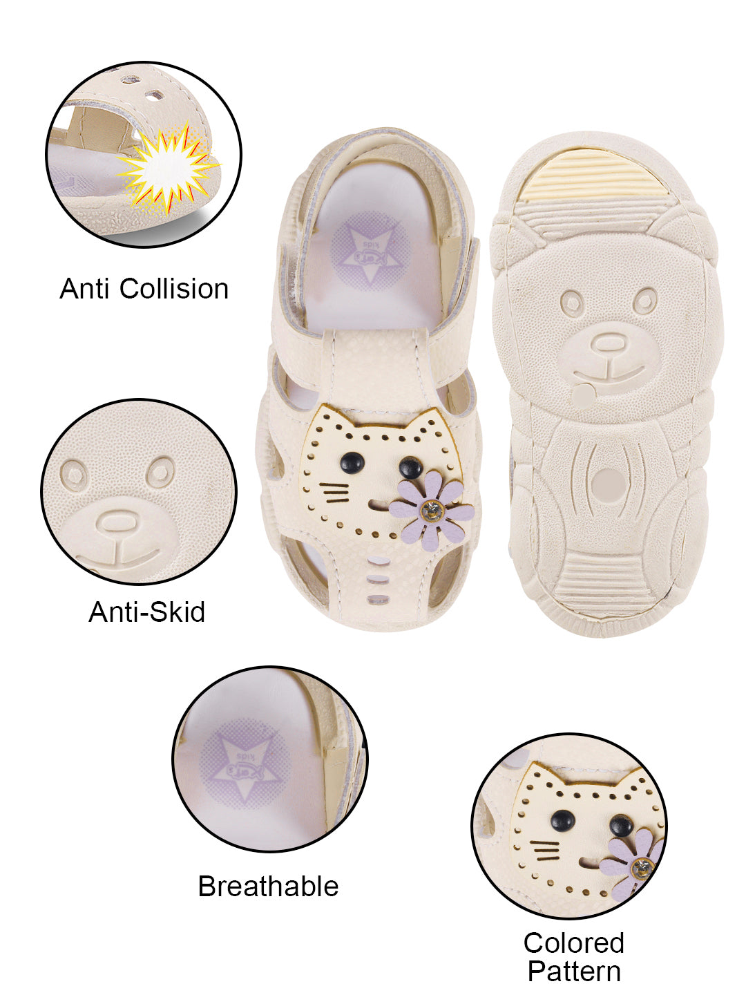 Kats LP-5 Kids Baby Boys and Baby Girls Chu-chu Sound Musical Sandals
