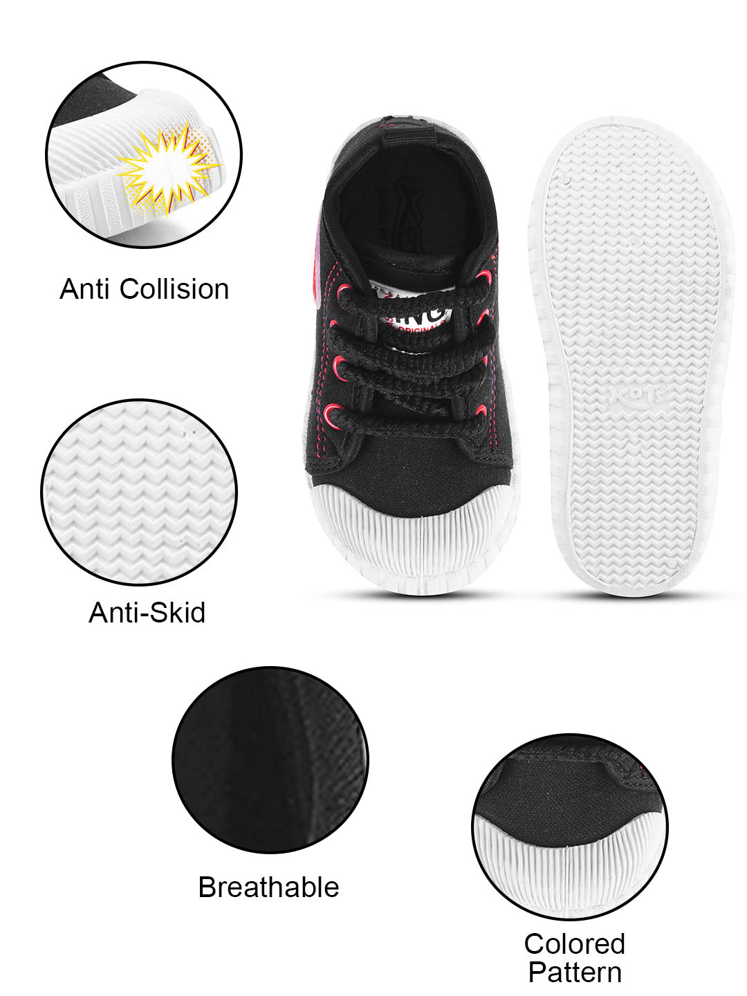 KATS HUNTER-1 Kids Boys & Girls Lace Sneakers