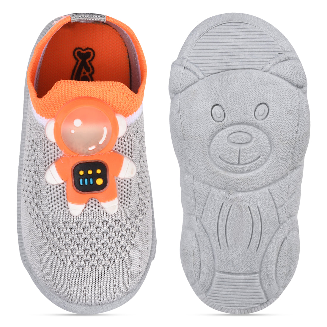 Kats FLYKIDS-20 Kids Unisex First Walking Slip on Trendy Casuals with Musical Chu-chu Sound Shoes (9 to 24 Months)