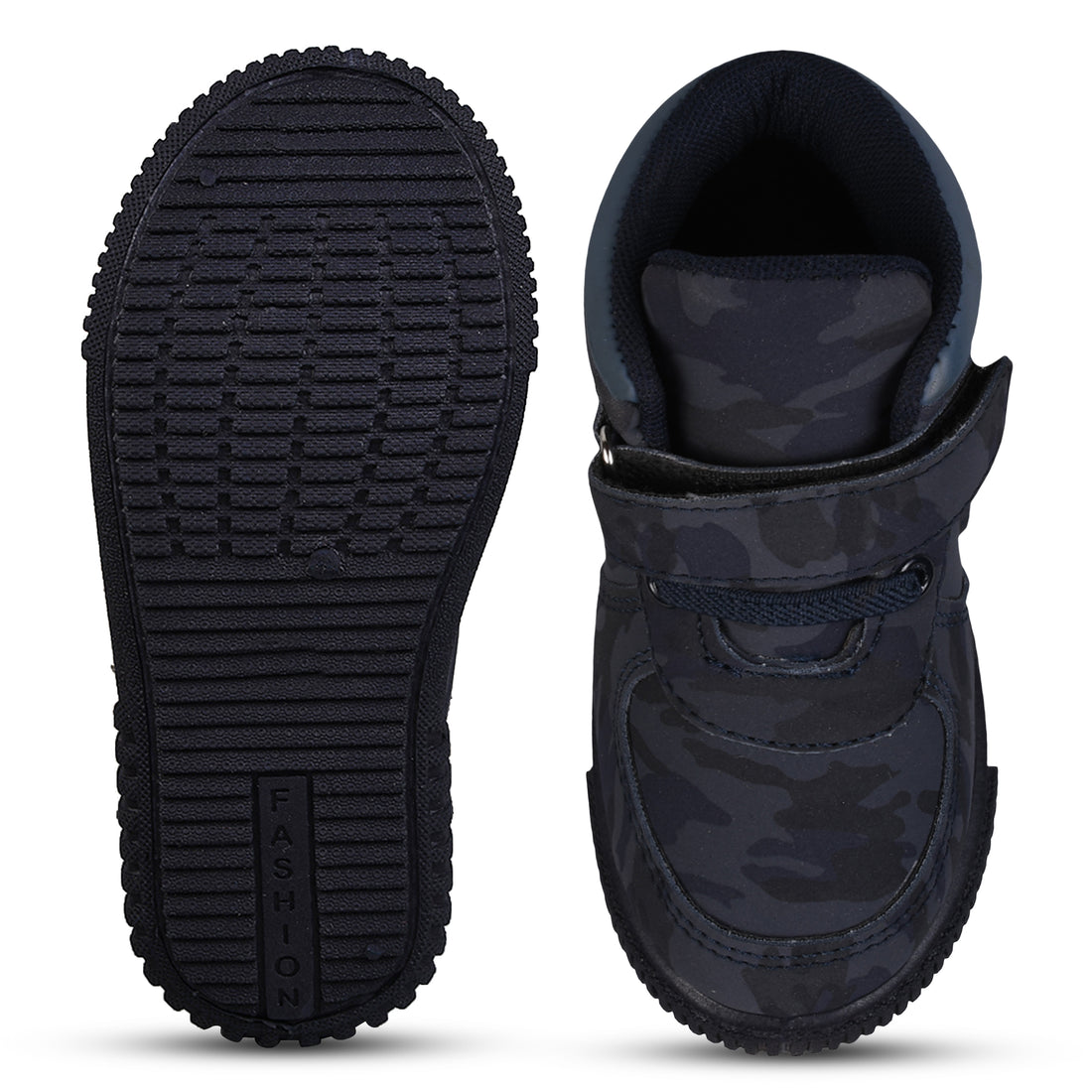 Kats FOREST HI-NECK Unisex-Child Babyfit Strap Closure Kids Casual Shoes (2 to 5 Years)