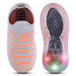 Kats Kids Boys and Girls Flynet Upper GLOW-18 LED Light Shoes