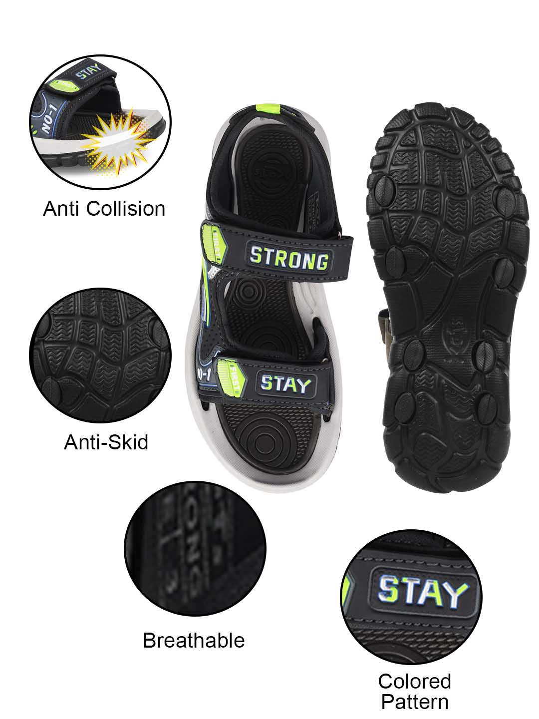 KATS STRONG Kids Boys and Girls Lightweight Sandals (5 to 10 YEARS)