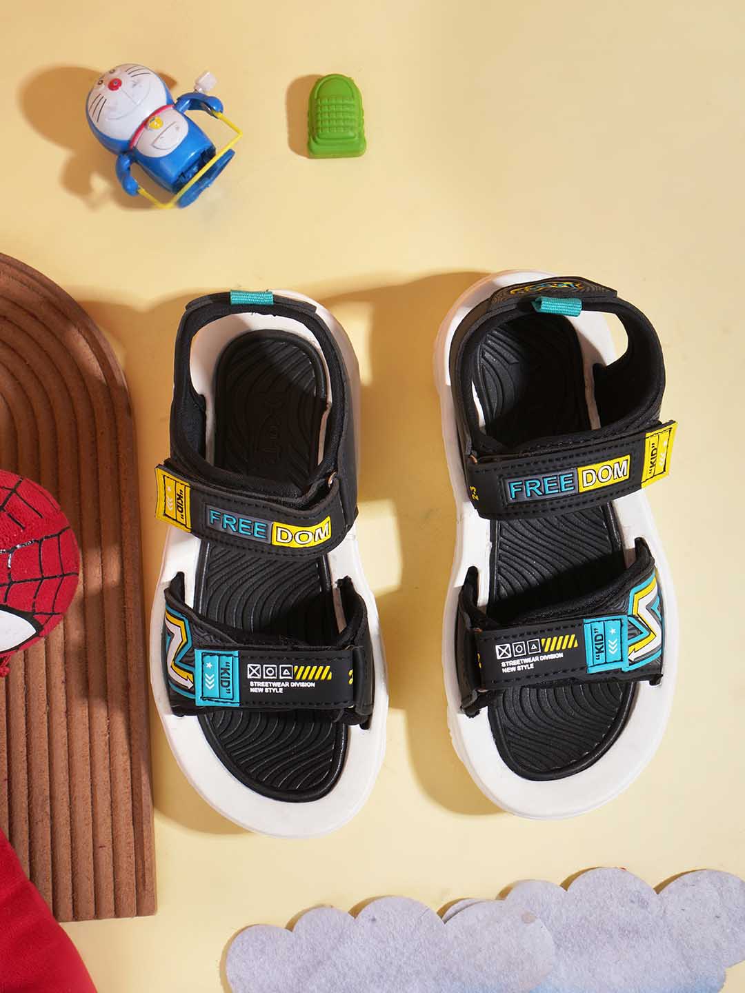 Kats FERRARI Kids Baby Boys and Baby Girls Printed Sandals (1 Years to 5 Years)
