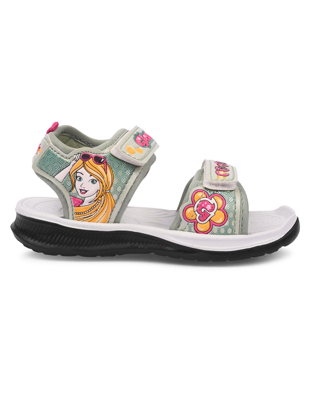 Kats GLAMOUR Kids Boys and Girls Printed Sandals (2 to 5 Years)
