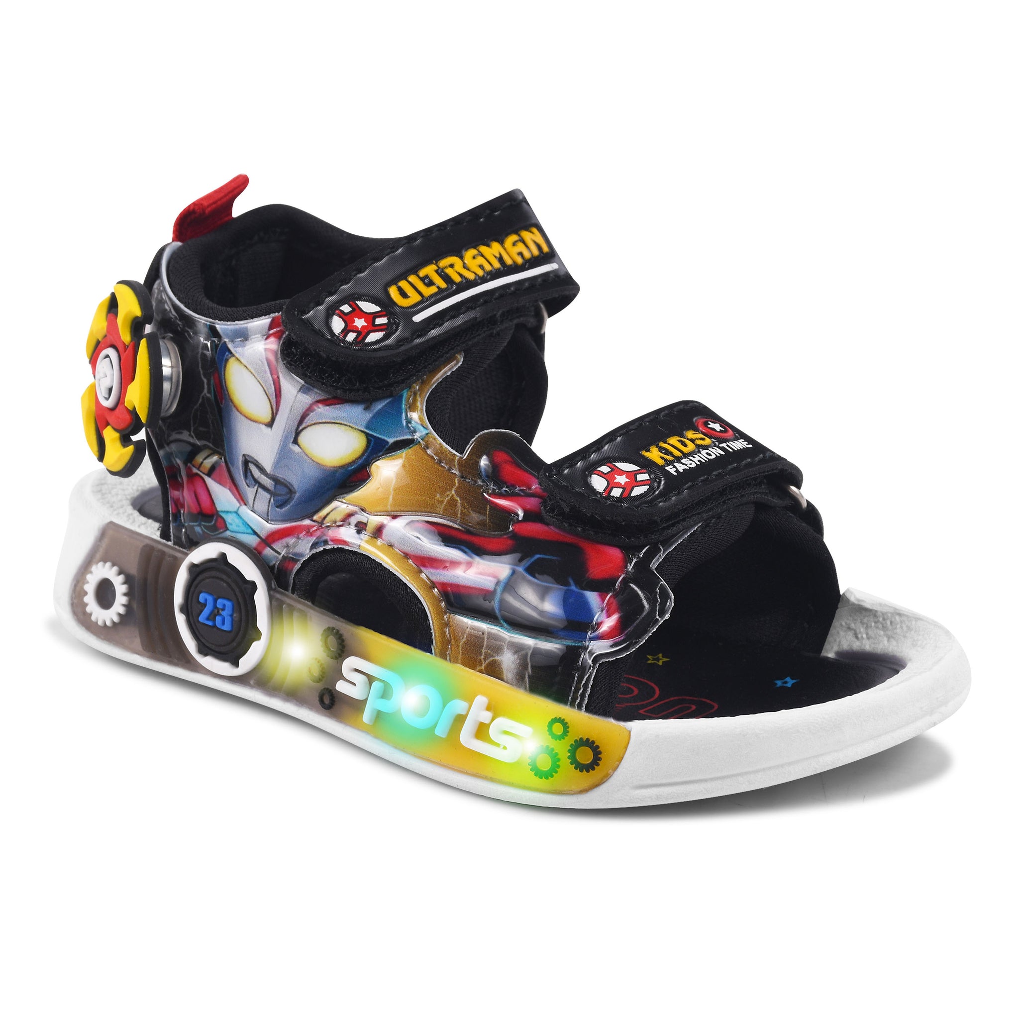 Kats Future-20 Kids Boys and Girls LED Lighting Sandals (2.5 to 5 Years)
