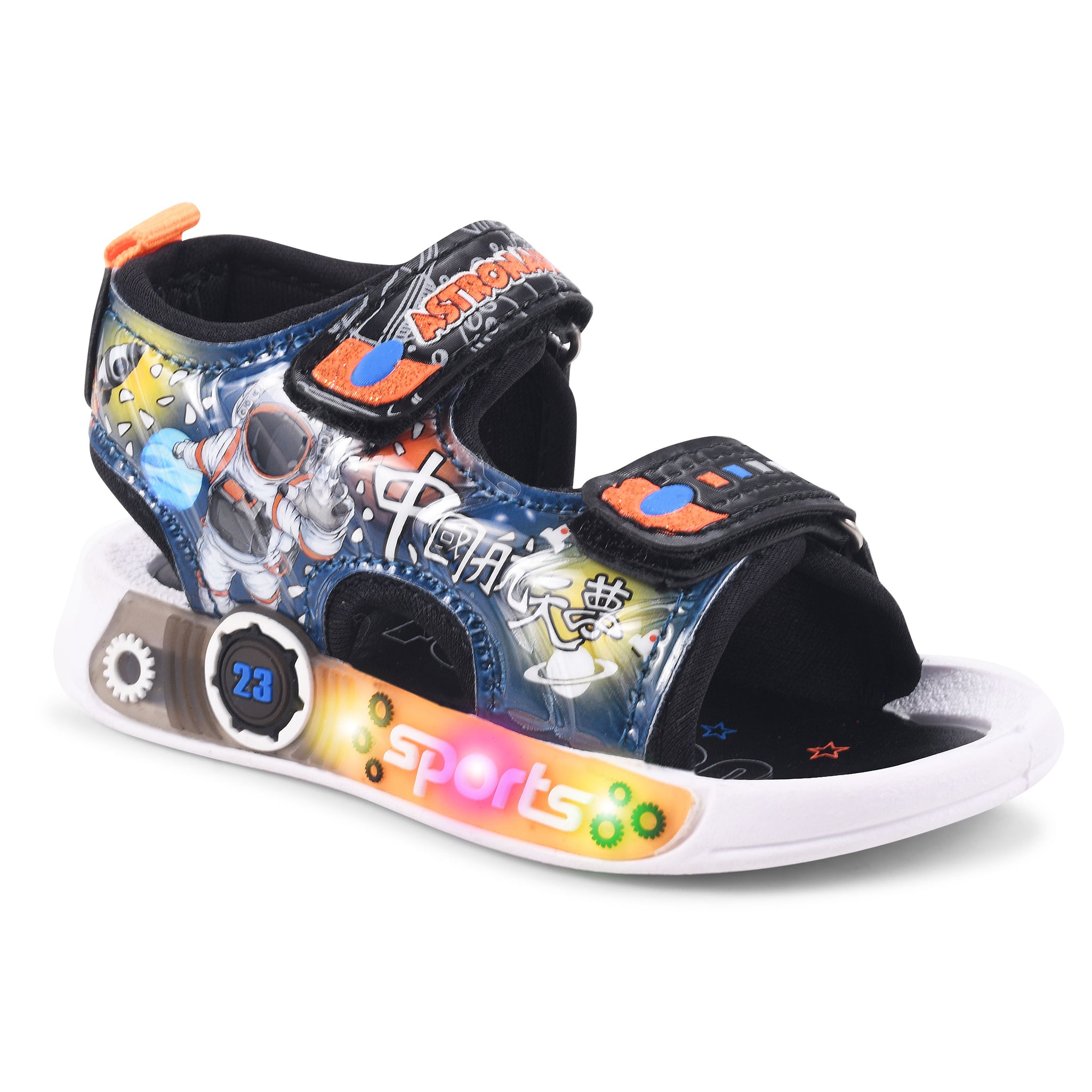 Kats Future-15 Kids Boys and Girls LED Lighting Sandals (2.5 to 5 Years)