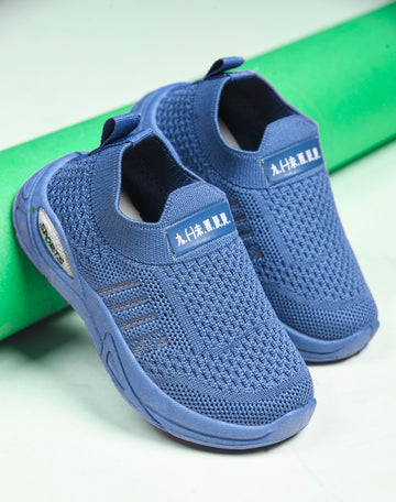 KATS BOSS-91 Kids Slipon Breathable Fabric Upper Casual Walking Shoes