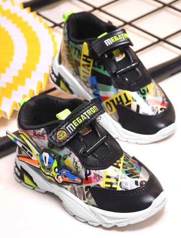 KATS HIPHOP-20 Kids Boys & Girls Velcro Clouser Sneaker Shoes