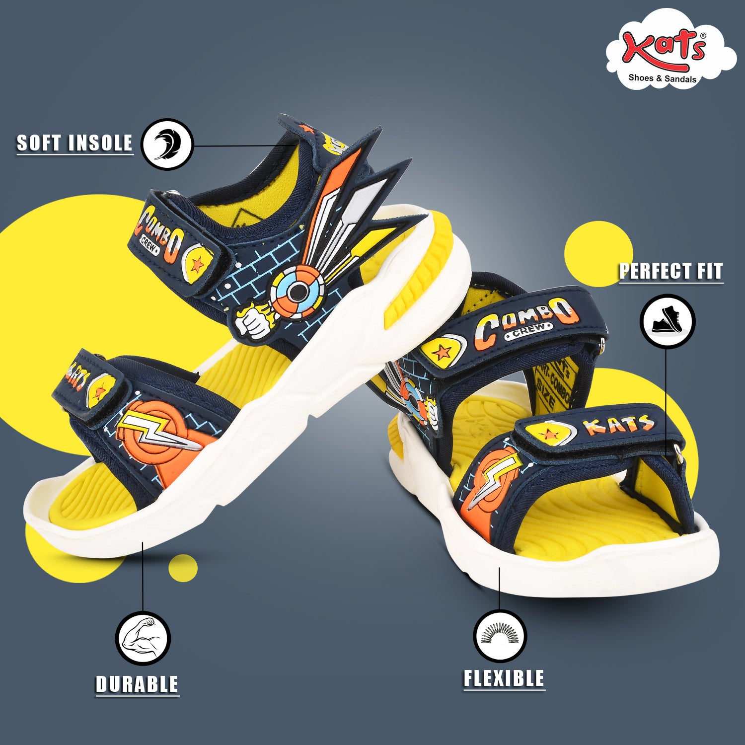 Buy Campus Kids TCS-134 Blue Floater Sandals for Boys at Best Price @ Tata  CLiQ