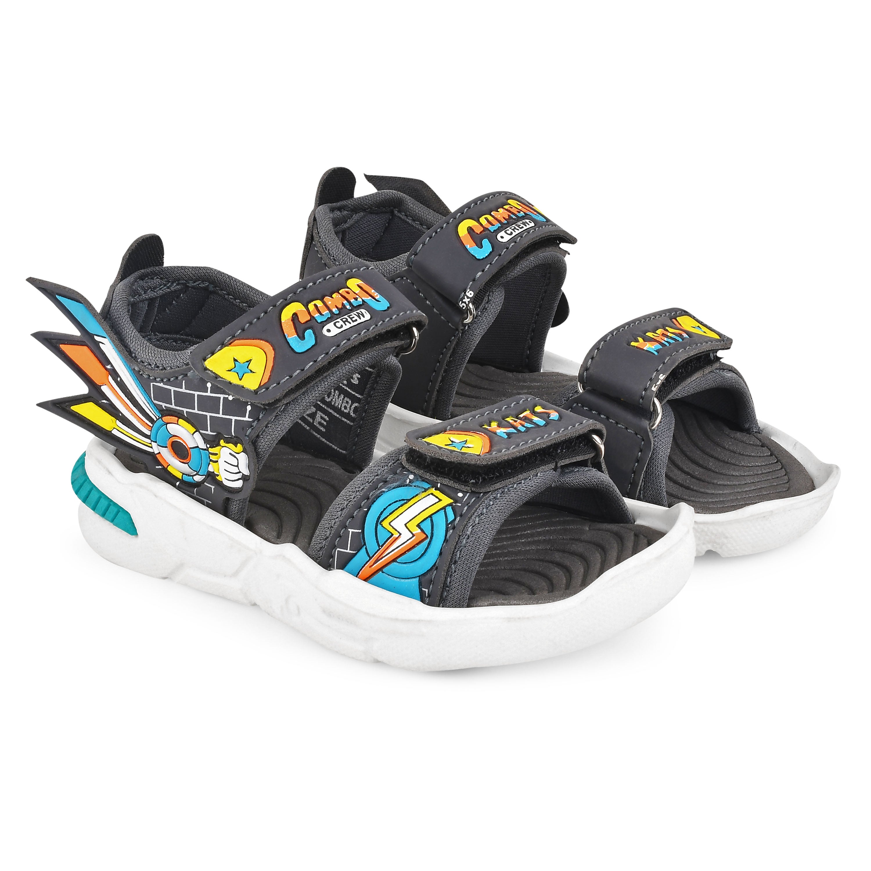 ziplite PU A-2 Kids Boys Sandals, Size : 11x13, 1x3, 4x5, Style : Non Heel  at Rs 77 / PAIR in delhi